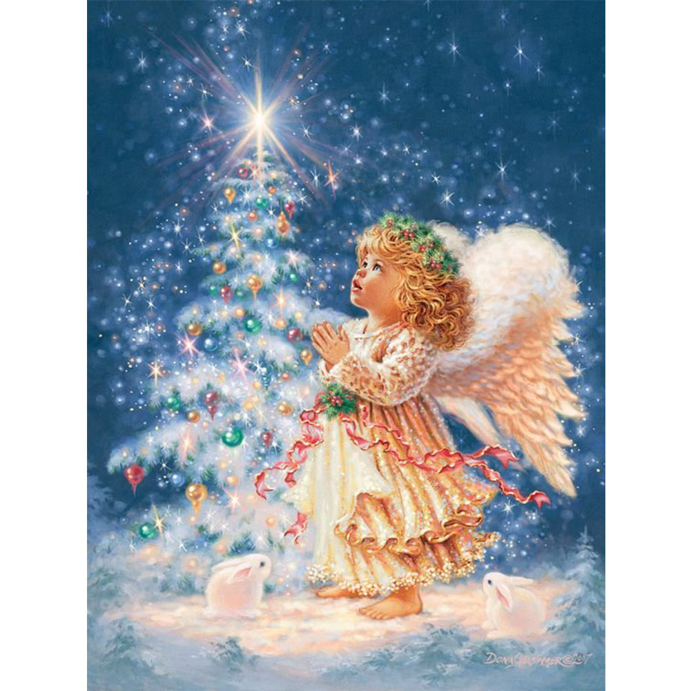 

(Multi-Size) Girl - Round/Square Drill Diamond Painting, Square diamond 30*40cm, 501 Original