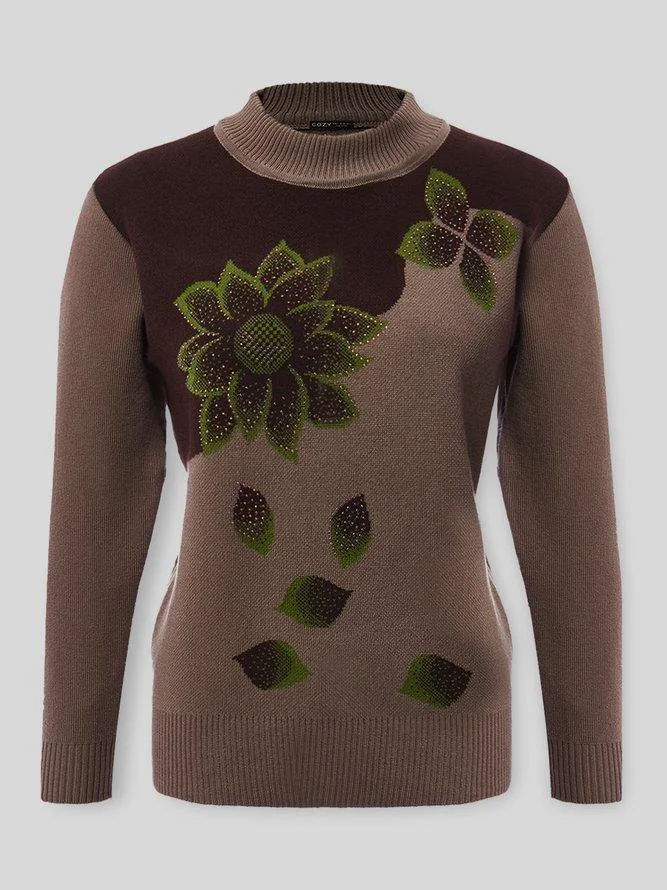 Flower Loosen Sweater | EGEMISS