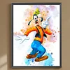 Aquarelle disney goofy-round drill diamond painting-30*40cm