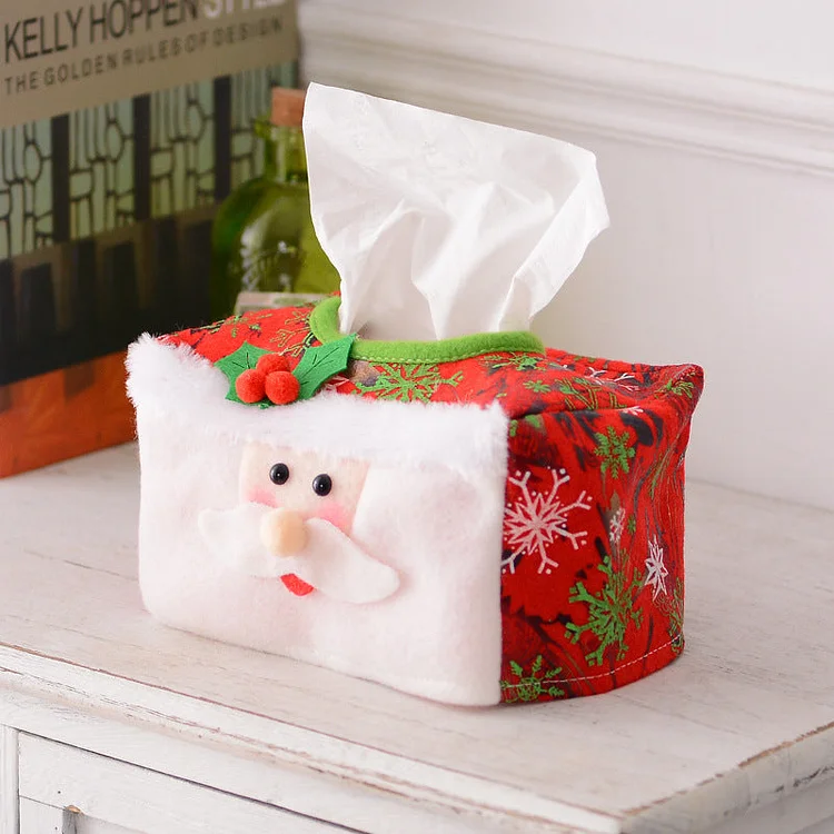 Christmas Pattern Tissue Storage Bag