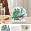 Acrylic Peacock 5D DIY Diamond Art Paper Towel Storage Rack Decor for Home Decor