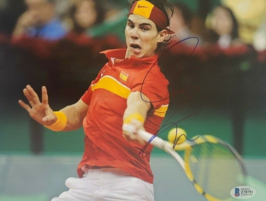 Rafael Nadal signed autographed 8x10 Photo Poster painting Beckett Certified COA