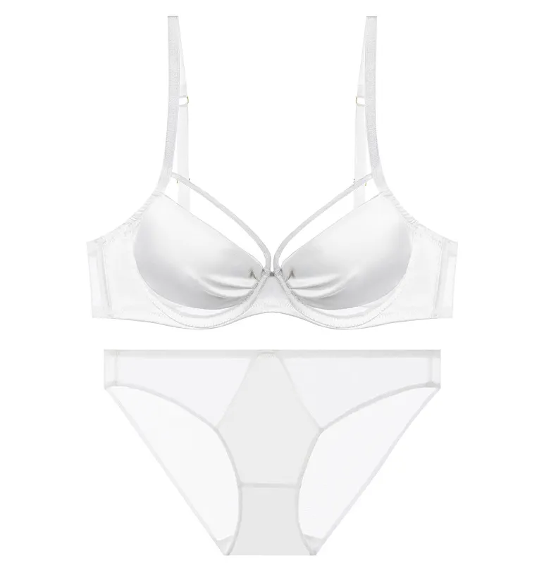 Churchf This Year's Red Underwear Set Big-Breasted Women Pure Thin Bra Sexy Small Bras To Get Married Without Scars
