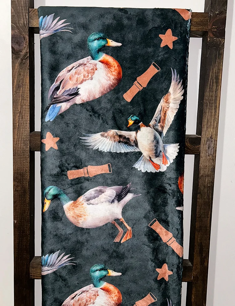 Hunting Duck Outdoor Blanket