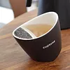 Innovative Tilted Tea Cup With Integrated Filter