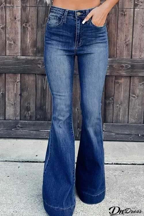 Fashion Chic Trumpet Jeans