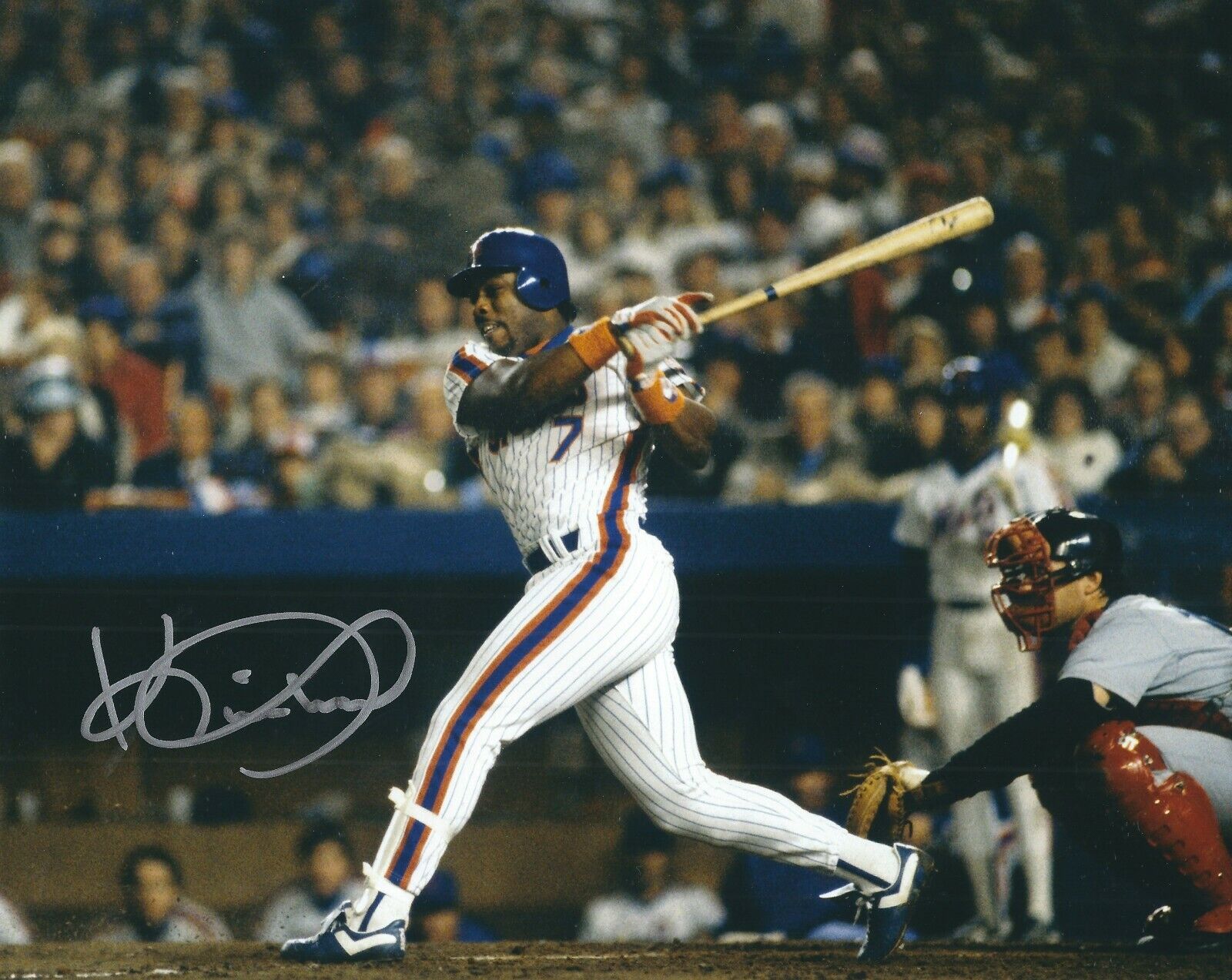 AUTOGRAPHED 8x10 KEVIN MITCHELL New York Mets Photo Poster painting W/COA