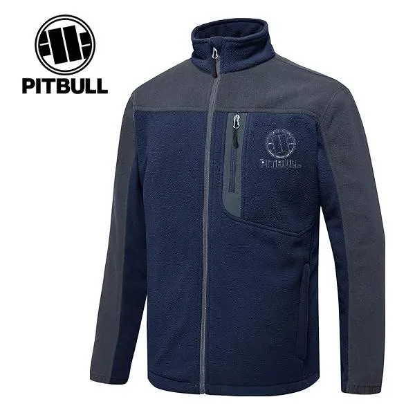 Kurtka polarowa męska PITBULL, kurtka jesienna z zamkiem błyskawicznym