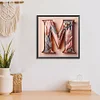Feather Letters-Full Round Diamond Painting 40*40CM