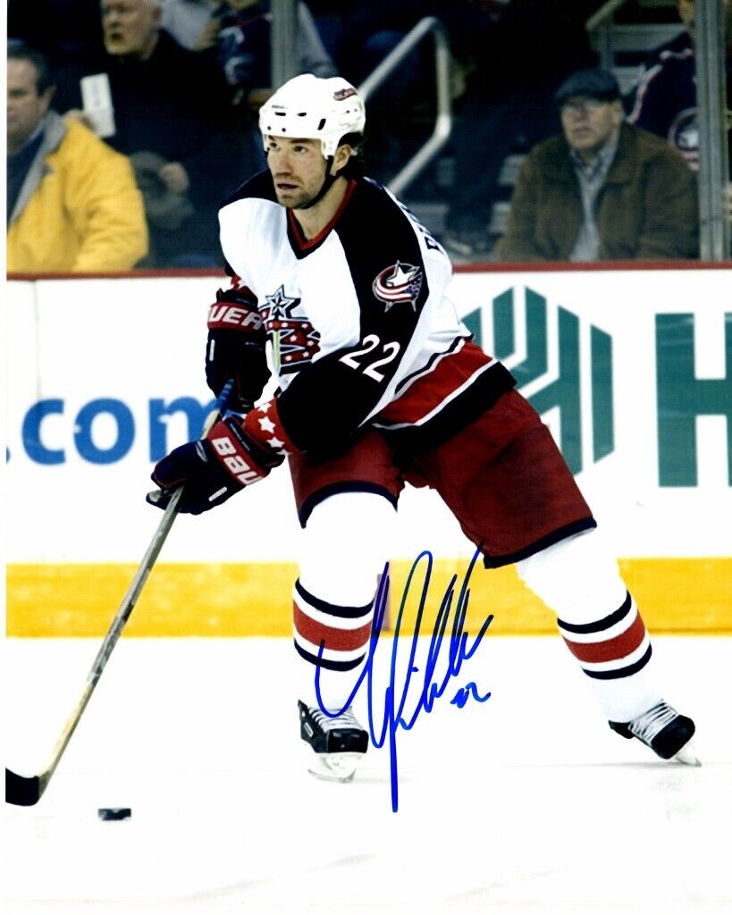 Luke Richardson Signed - Autographed Columbus Blue Jackets 8x10 inch Photo Poster painting