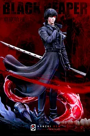 トップス kanekin BW Studio - Tokyo Ghoul - Black Reaper Kaneki Ken Statue(GK)