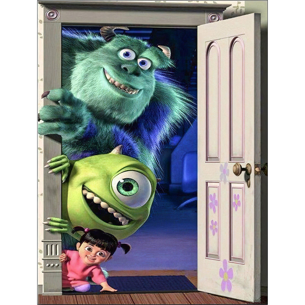 

Monster Inc - Round Drill Diamond Painting - 30*40CM, 501 Original