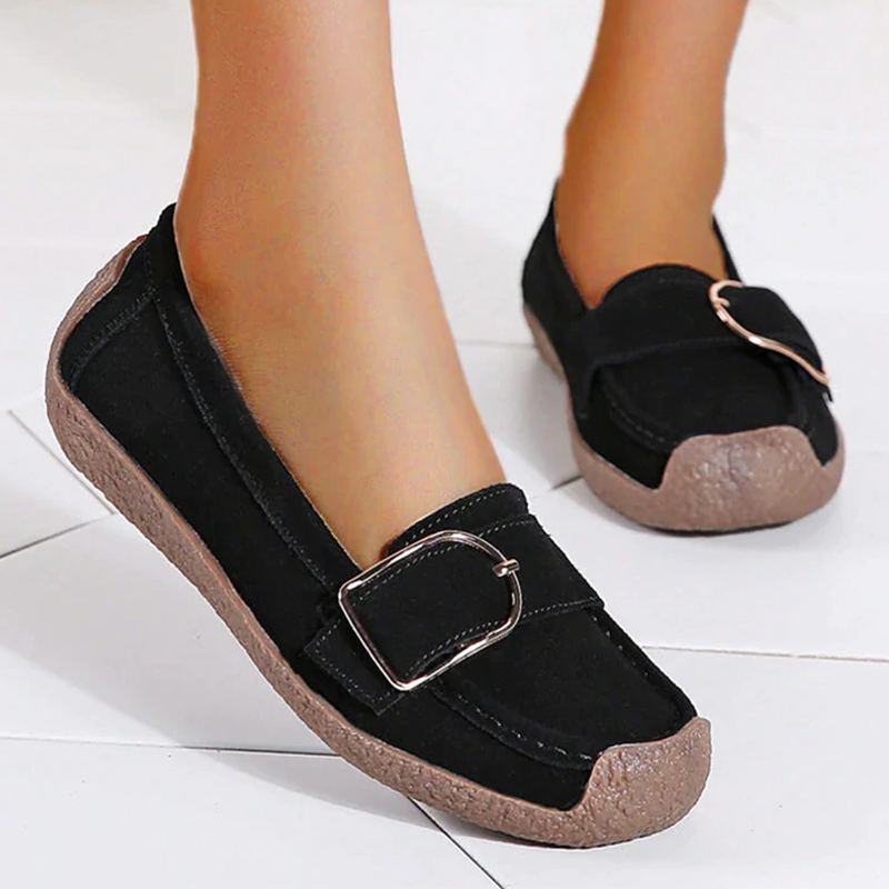 Slip On Loafers Fashion Flats Genuine Leather Loafers