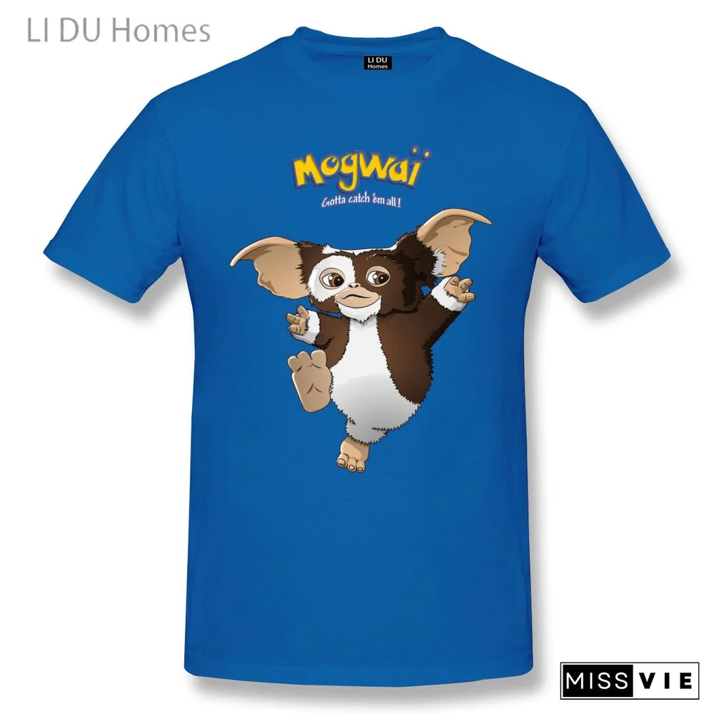 LIDU Retro Gizmo Mogwai Gremlin T Shirts Women Man's T-shirt Cotton Summer Tshirts Short Sleeve Graphics Tee Tops