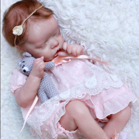  [Real Life Reborn Baby Dolls] 17'' Soft Touch Lifelike Realistic Evie Reborn Silicone Baby Doll Girl - Reborndollsshop®-Reborndollsshop®