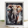 (Stamped/Counted) Watercolor Elephant-11CT/14CT Cross Stitch 40*53cm