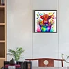 >SALE<5D DIY Full Round Drill Diamond Painting Colourful Bucket Calf Kit Decor 40x40cm