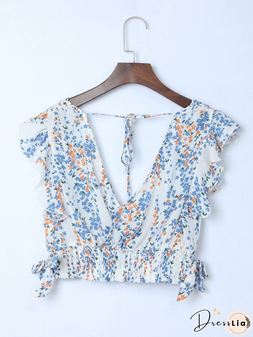 Floral White Bohemian Chic Two Piece Maxi Dress Set