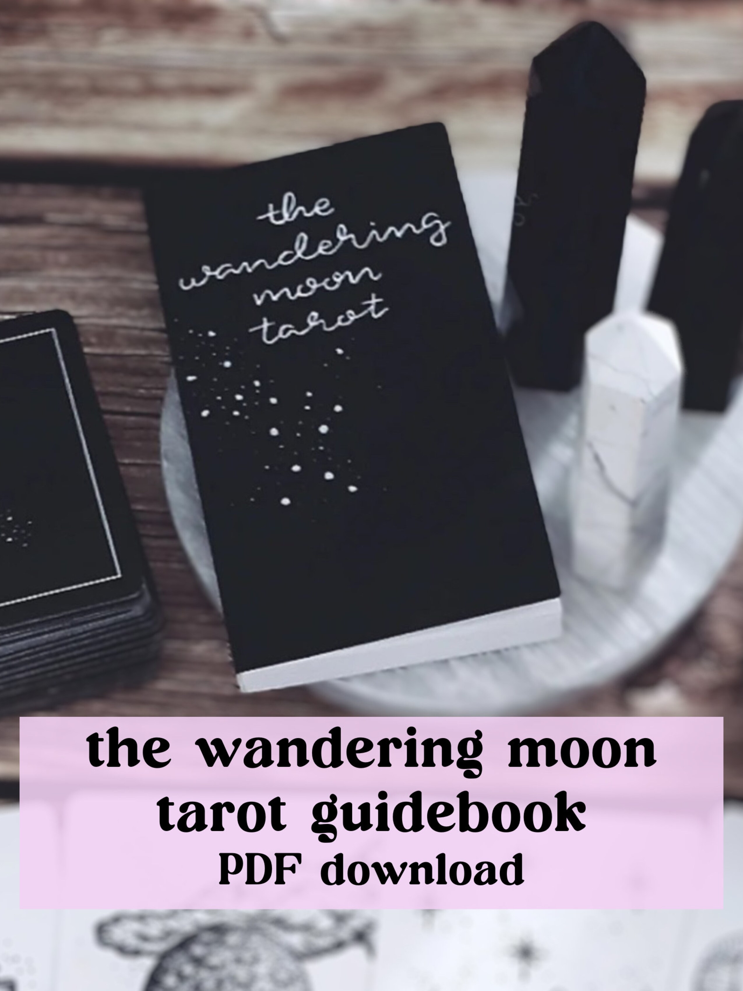 PDF Wandering Moon Tarot guidebook, booklet digital download || easy to ...