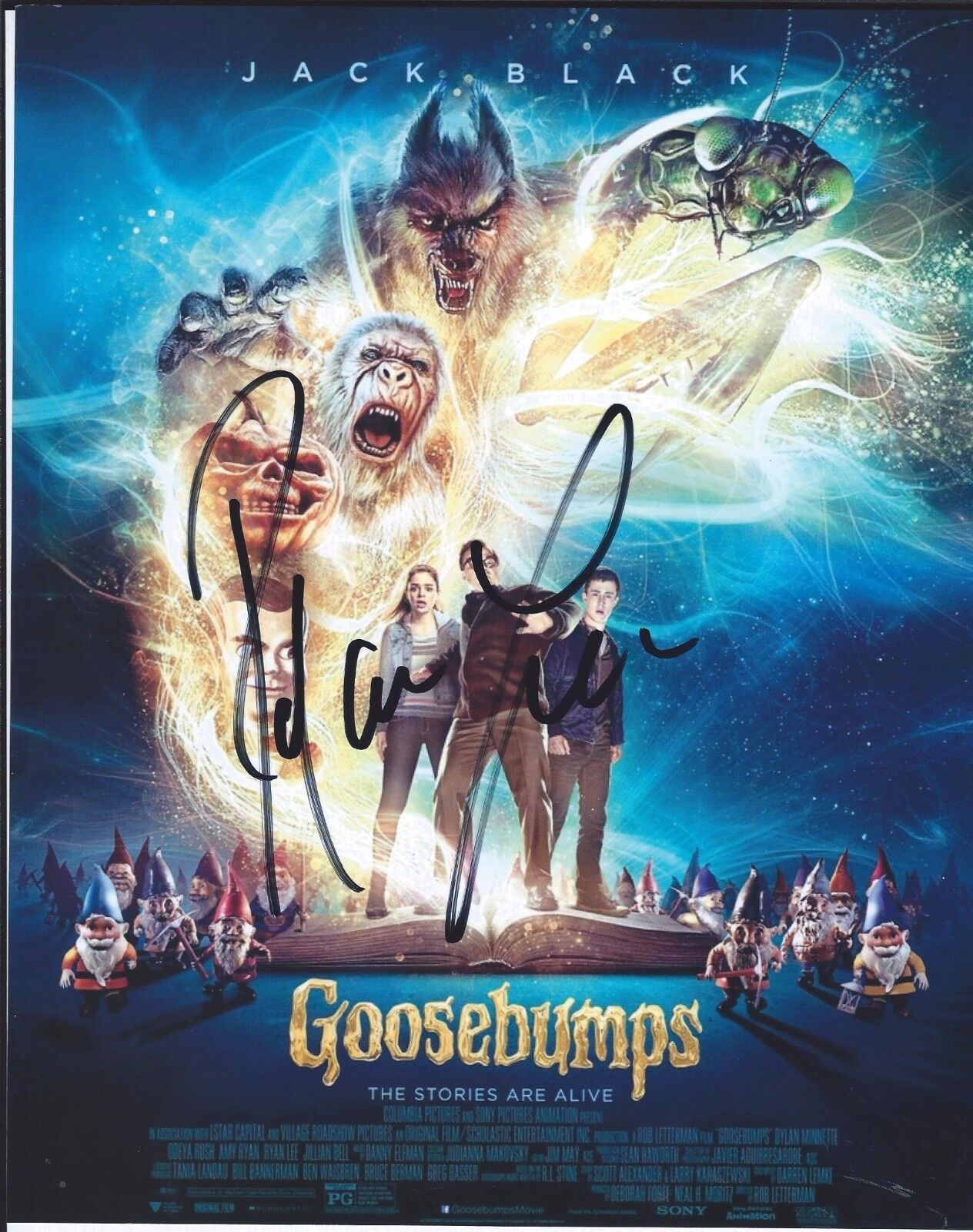 Ryan Lee Signed Autographed 8x10 Photo Poster painting Goosebumps Movie B