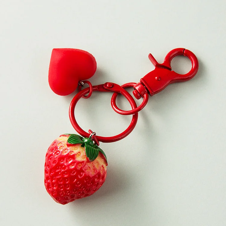 Kawaii Strawberry Key Chain