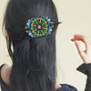 5Pcs pu mandala motif cheveux bâtons-bricolage accessoires de mode