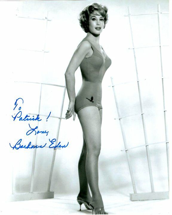 BARBARA EDEN Autographed Signed Photo Poster paintinggraph - To Patrick