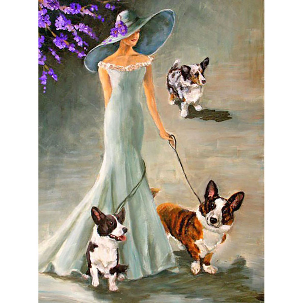 

Elegant Lady - Round Drill Diamond Painting - 30*40CM, 501 Original