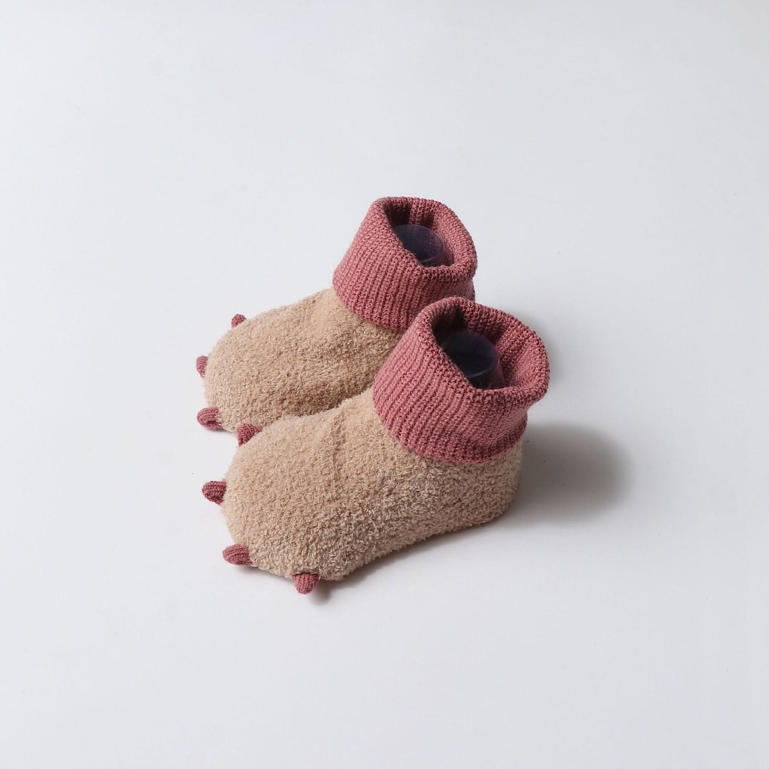 0 to 18 M Autumn Winter Anti-slip Baby Socks Thicken Warm Newborns Infants Girls Fleece Socks Cute Boys Socks 1125-1