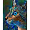 uk.everydayedeals (Limited Stock)Diamond Painting - Full Square - Blue Cat