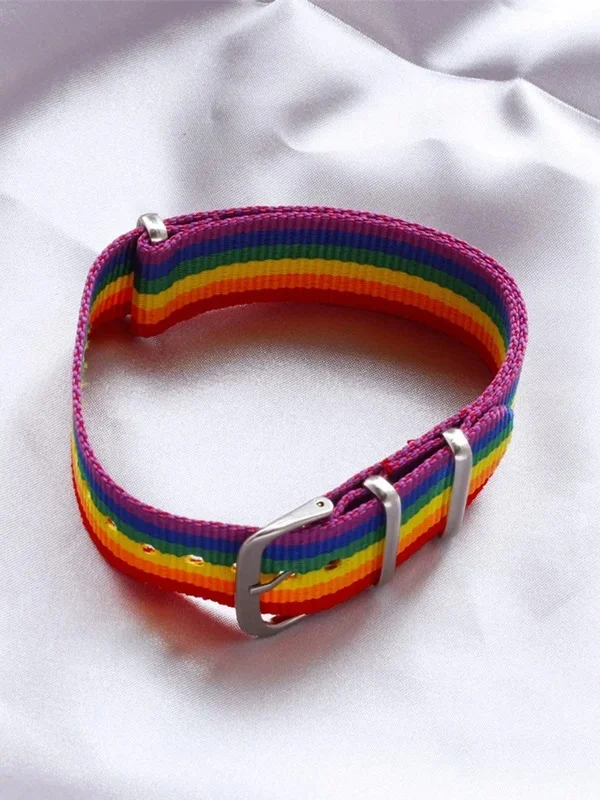 Rainbow Braided Bracelet