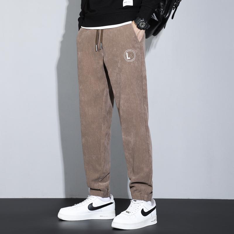 Mens Jeans Business Regular Straight Full Length Jean Casual Denim Trousers Elasticity Stretch Fabric Pant Ly6075