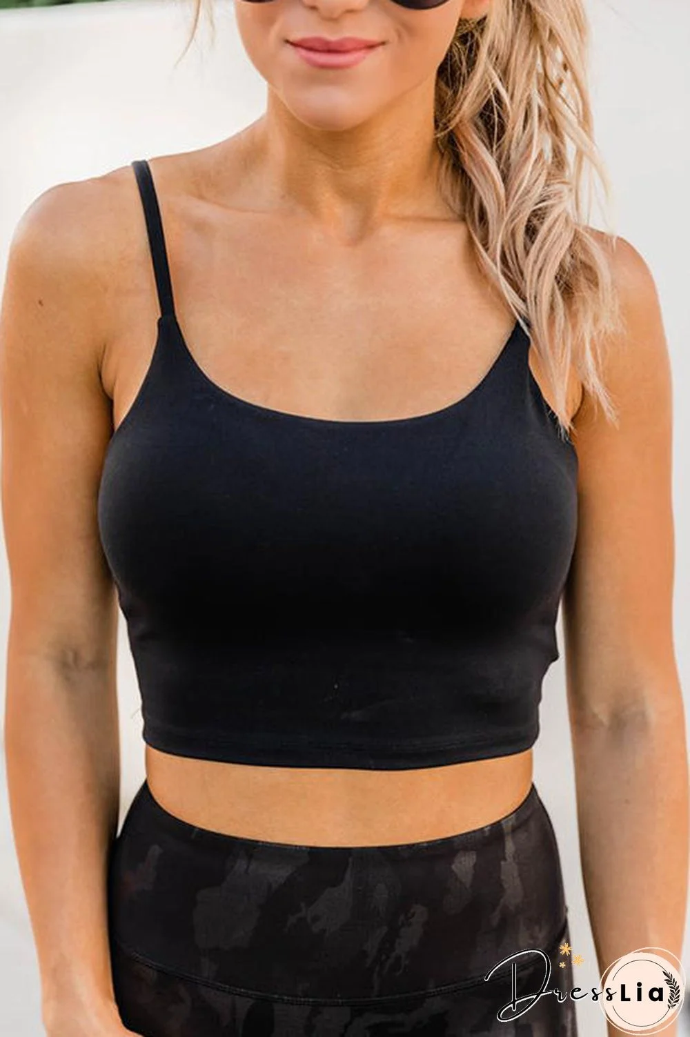 Solid Slip Yoga Top