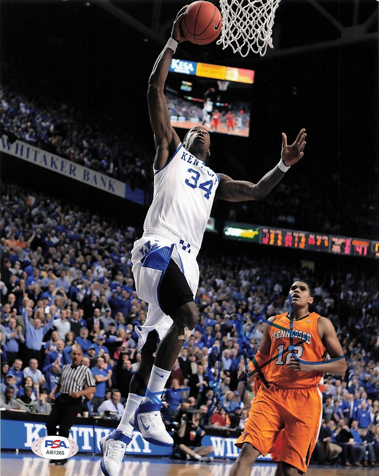 DEANDRE LIGGINS signed 8x10 Photo Poster painting PSA/DNA Kentucky Wildcats Autographed