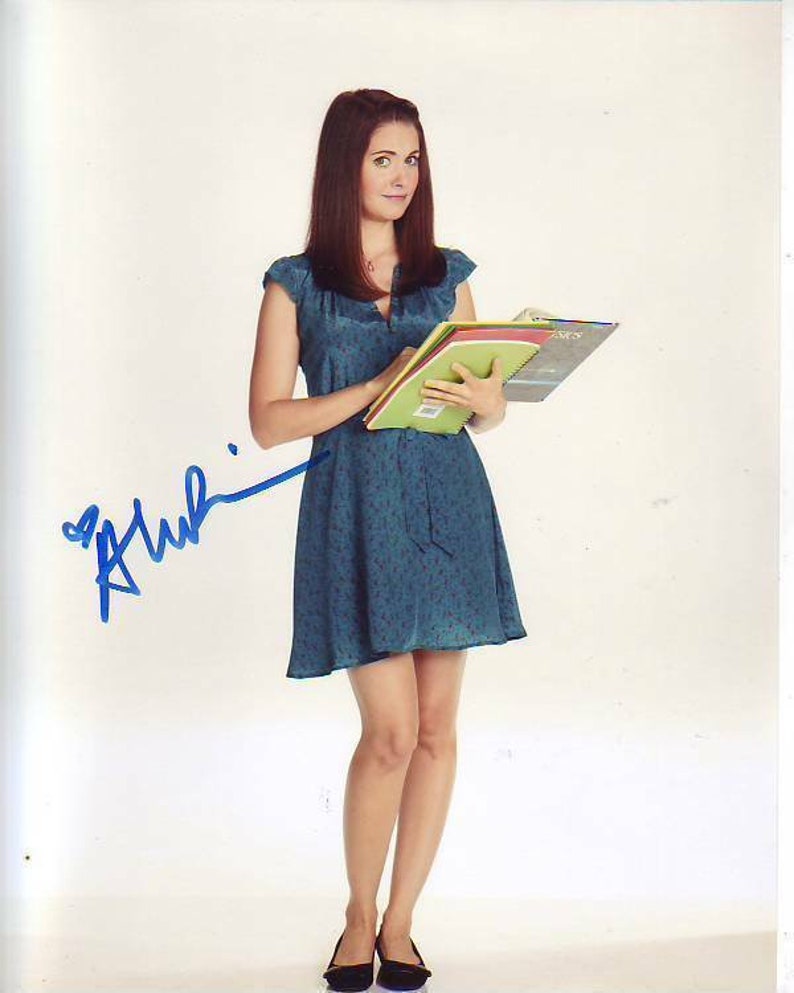 Alison brie signed autographed community annie edison 8x10 Photo Poster painting