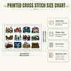 DIY 11CT 3 Strand Stamped Cross Stitch Kit for Adults 60*40cm tapestrymarket
