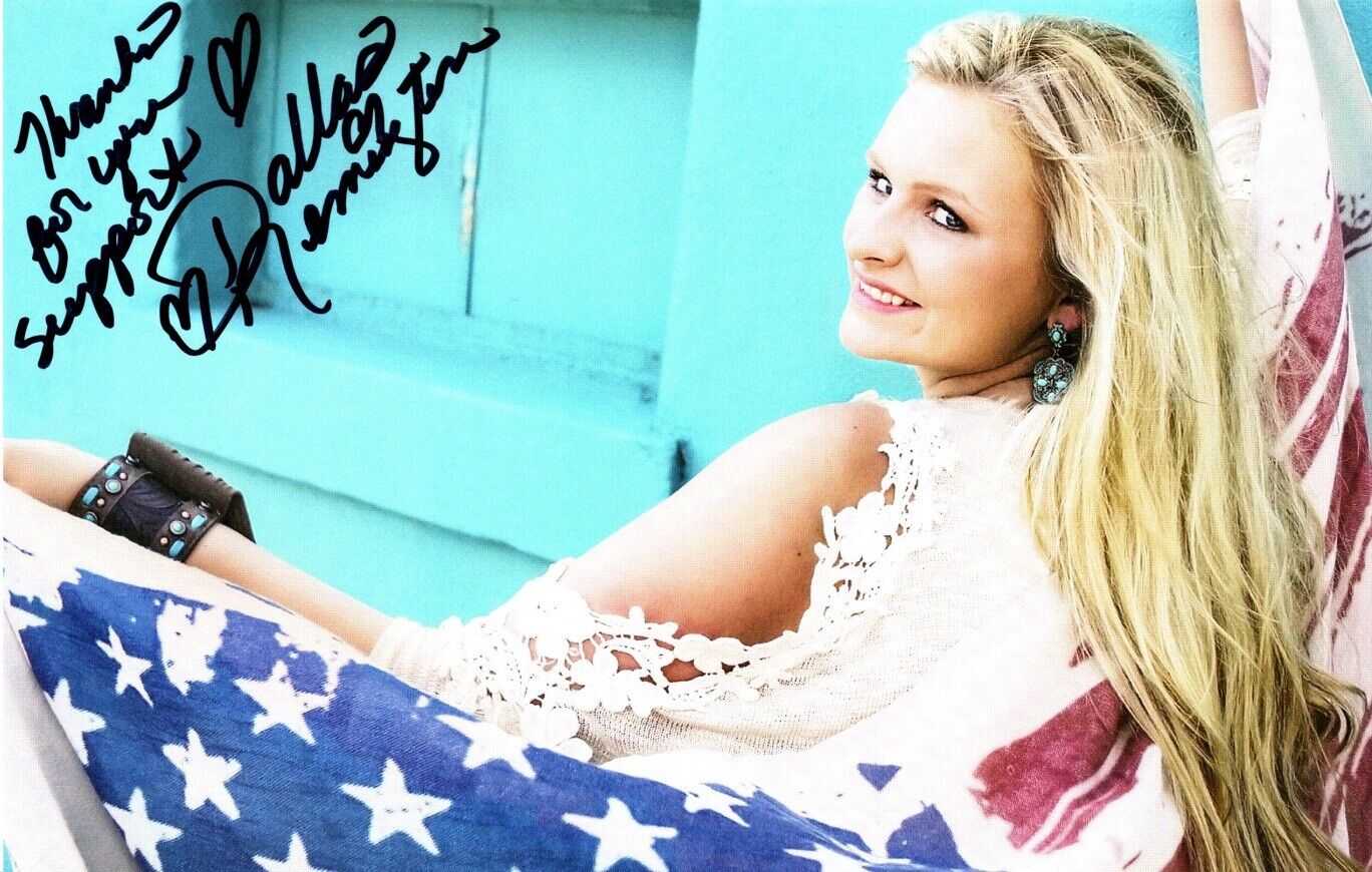 Dallas Remington Signed - Autographed Singer Promo 5.50 x 8.50 inch Photo Poster painting