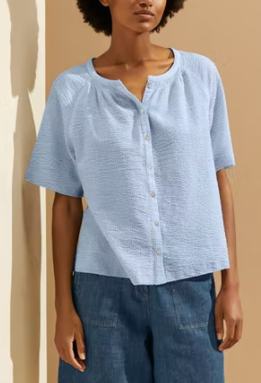 Short Sleeve Casual Crew Neck Solid Shirts & Tops