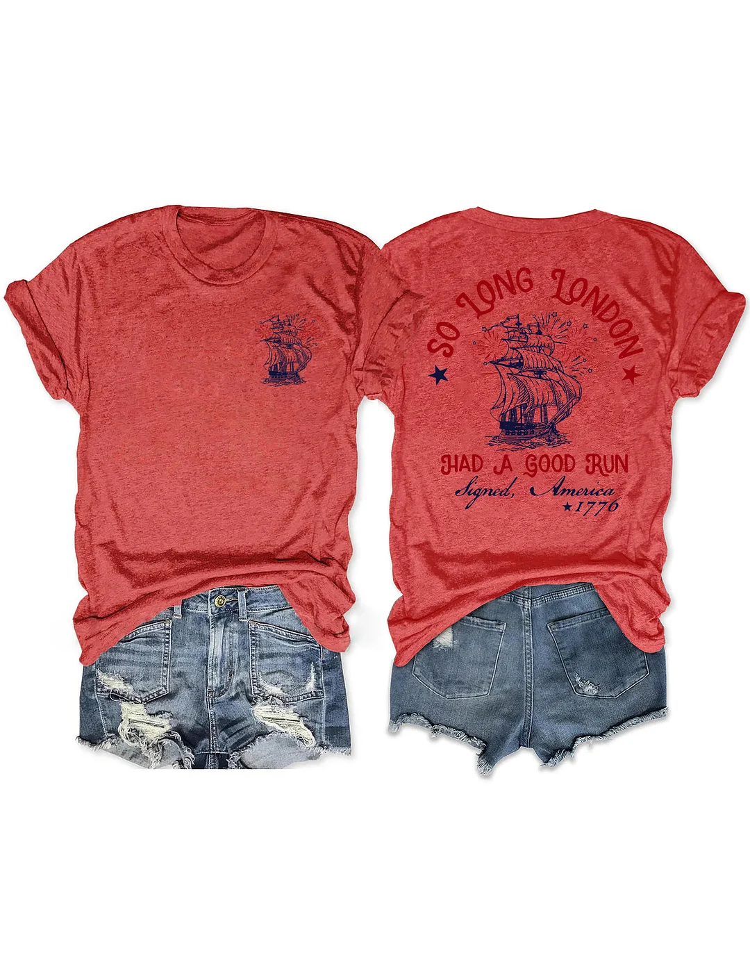 So Long London Had A Good Run Funny 4th Of July T-shirt