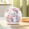 DIY Bear Diamond Painting Acrylic Single Side Desktop Decor