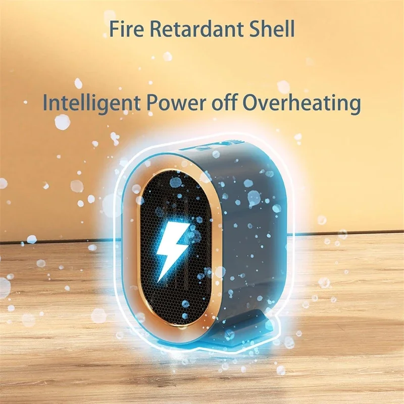 Mini portabil &icirc;ncălzitor electric de masă, ventilatoare de &icirc;ncălzire cu consum redus, &icirc;ncălzitor de birou pentru m&acirc;ini și picioare la domiciliu, iarna