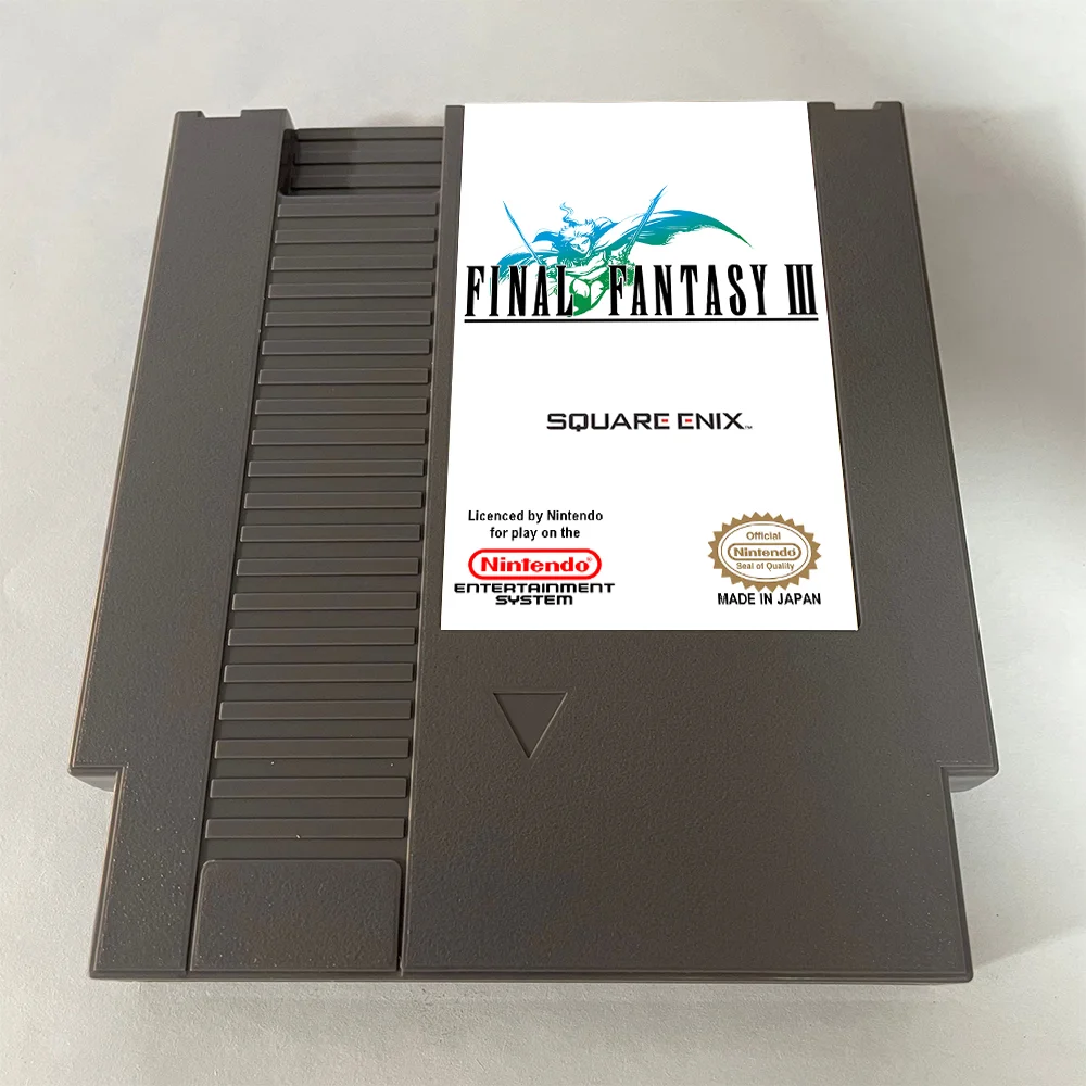 FINAL FANTASY III NES For Nintendo Entertainment System Console - 8 Bit Game Cartridge