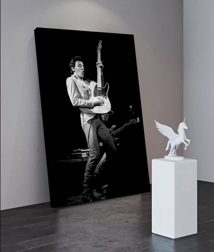 Bruce Springsteen Live Larry Hulst Canvas Wall Art MusicWallArt