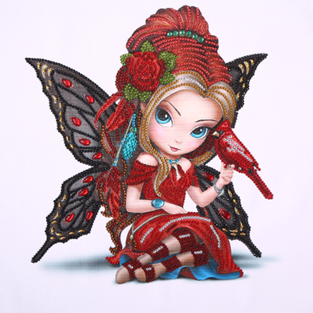 

Flower Fairy - Special Shaped Diamond Painting - 40*40CM, 501 Original