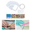 50pcs DIY Diamond Painting Werkzeuge selbstklebende Taschen f&uuml;r Bastelbedarf (wei&szlig;)