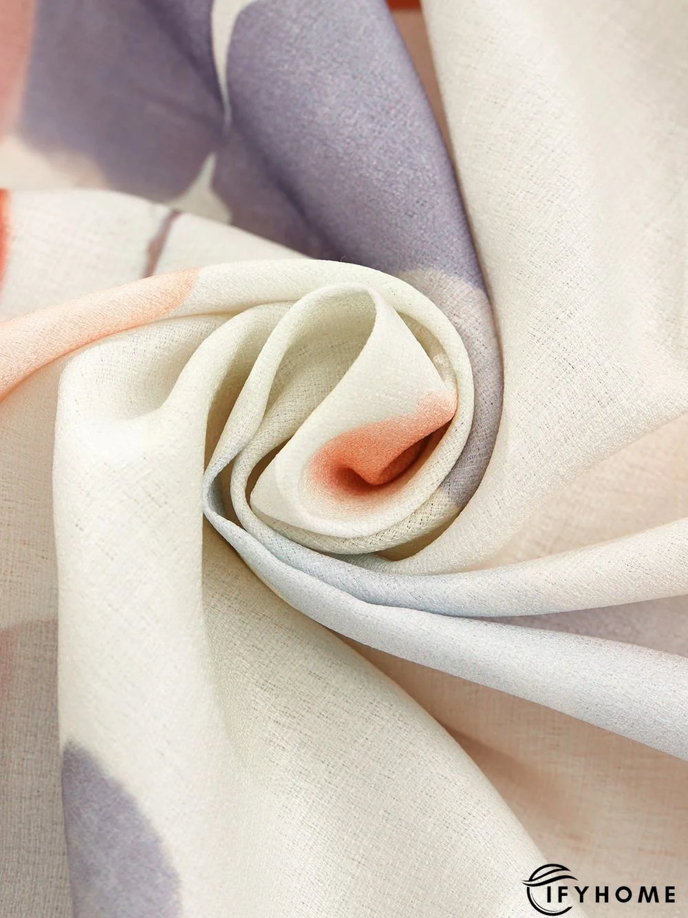 Casual V neck Floral Three Quarter Woven Tunic Dress | IFYHOME