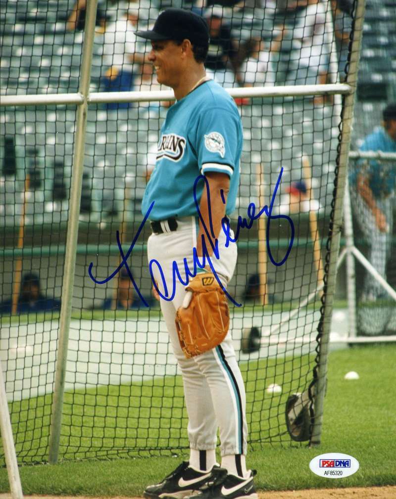 Tony Perez Psa Dna Coa Autograph 8x10 Marlins Photo Poster painting Hand Signed Authentic