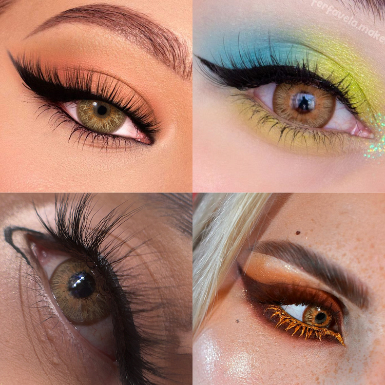 【U.S WAREHOUSE】Wildness Brown Colored Contact Lenses