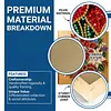 (25x25cm)DIY Pearl Painting Xmas Framed Handmade Pearl Material Art Kit Living Room Decor