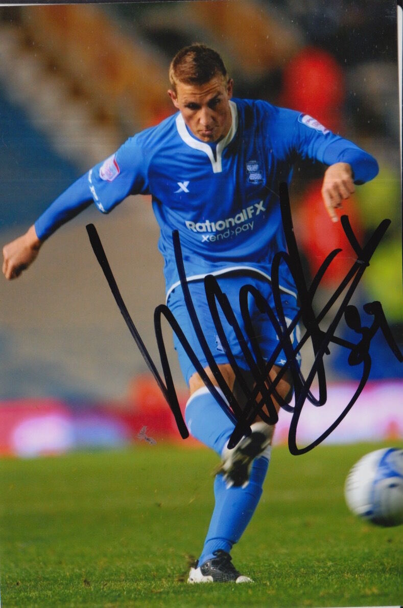 BIRMINGHAM CITY HAND SIGNED CHRIS WOOD 6X4 Photo Poster painting 1.